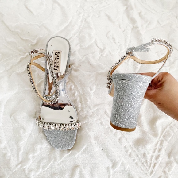 Badgley Mischka Marilee Block Heels Size 8 $235 - Picture 5 of 7